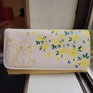 SOLD - Pokemon Pikachu Floral Flap Wallet